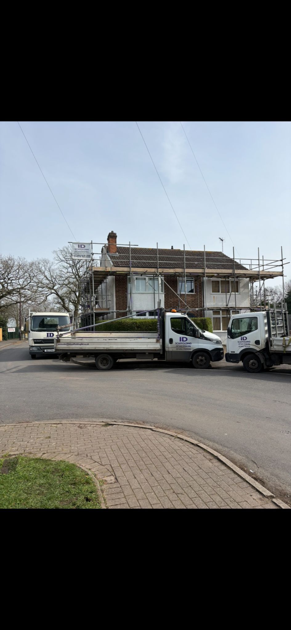 Domestic scaffolding project
